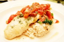 Orange Roughy with Tomato Sauce