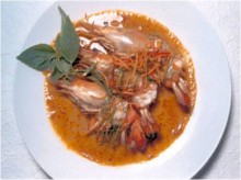 Peanut Curry With Freshwater Prawn