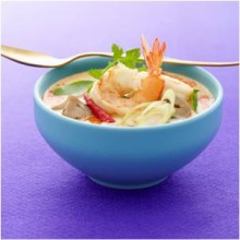 Spicy Prawns Soup with Chilli Paste (Tom Yum Goong)